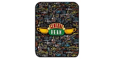 Central Perk Fleece Blanket – Friends 46" x 60"