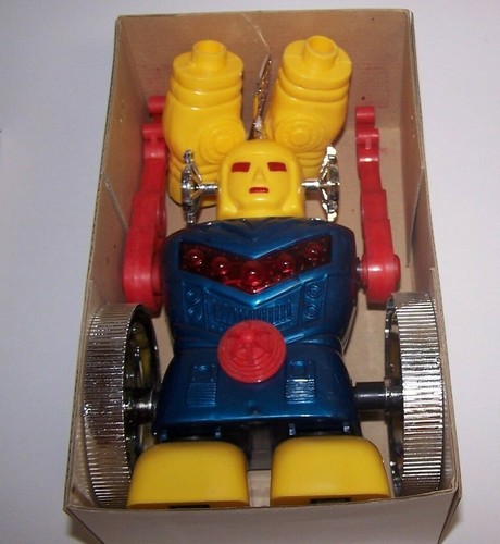 Vintage Super Roboter 12 Kombination mit lustiger Action batteriebetriebener 16,5" H - Bild 7 von 9