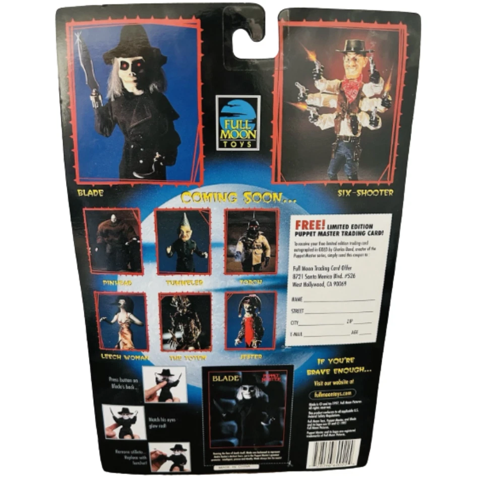 Full Moon Toys Puppet Master BLADE Action Figure Troll & Toad Exclusive 5000 - Image 2 of 4