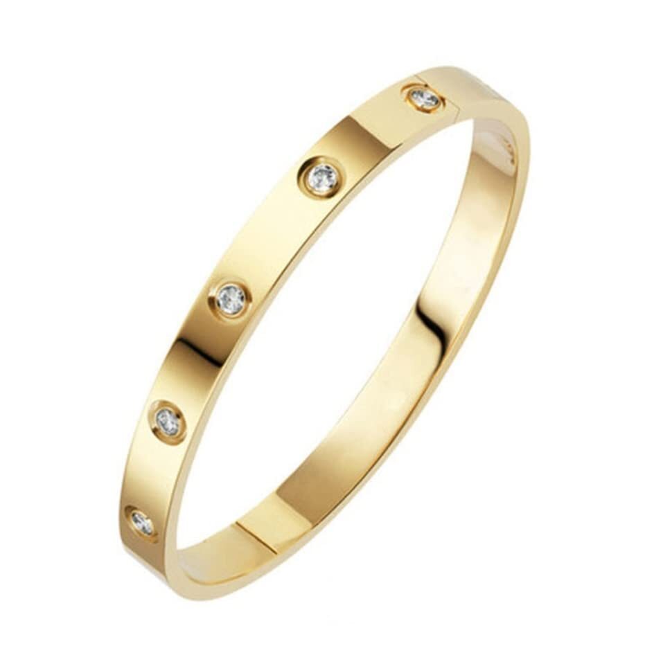 Hot Brand Gold Bangle Famous Designer Bracelet Fashion Circle Couple Love  Bracelet Luxury Jewelry Party Birthday Accessories Gifts Box Classic Style  From Yuqiong0903, $22.34 | DHgate.Com