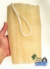 Large Natural Loofah Sponge | Exfoliating Bath Sponge | Shower Luffa
