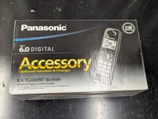 Panasonic KX-TGA939T Cordless Handset DECT 6.0 Digital Black Metallic NEW