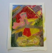 CAROL J STENRUD ORIGINAL PAINTING AUTHENTIC ABSTRACT EXPRESSIONISM MODERNISM 