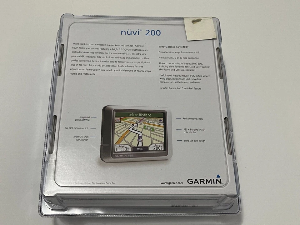 Garmin Nuvi 200 GPS 3.5" Touchscreen - Image 2 of 4