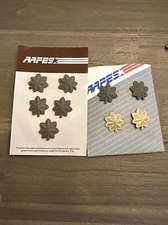 US Army Air Force USAF Uniform Rank Pins by AAFES