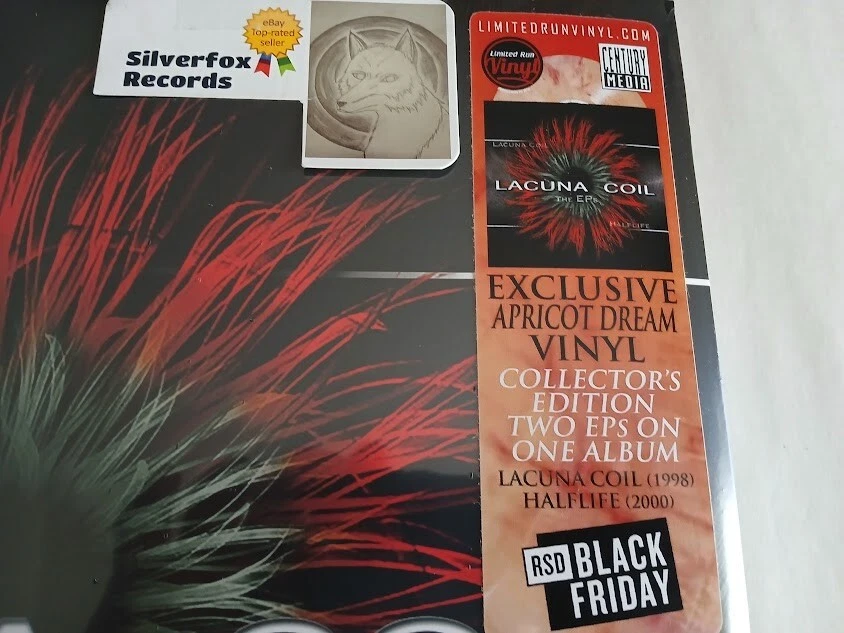 Lacuna Coil The EPs: Lacuna Coil & Halflife SEALED Record Store Day Apricot LP! - Imagem 2 de 2