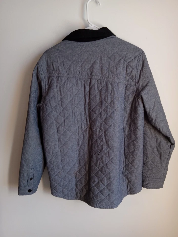 Chaqueta Abrigo Acolchada Shaun Blanca Jóvenes Niños Talla XL (16) Gris Foto 2 de 4