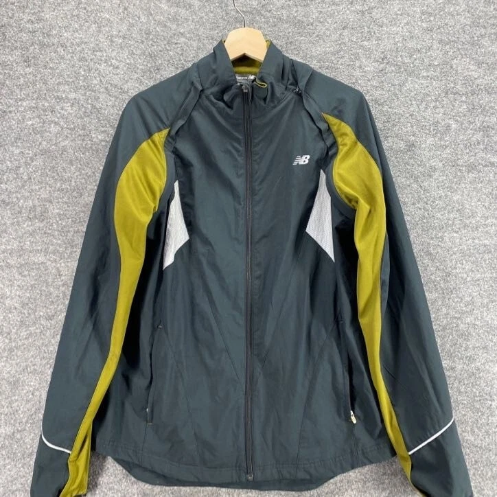 Chaqueta New Balance Activewear Mujer L Grande Negra Cuello Alto Cremallera Completa Forrada Foto 3 de 4