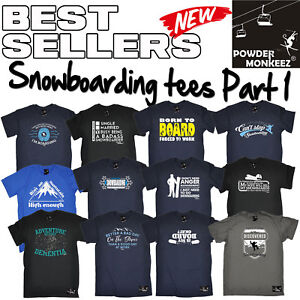Snowboarding T-Shirt Funny Novelty Mens tee TShirt Board Relationship S