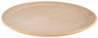 6 X Holzteller Teller Speiseteller Servierplatte - Mittelalter D 24 Cm Buche