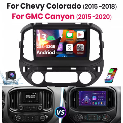 CarPlay FM For Chevrolet Colorado 2015-2019 Android 13 Car Radio Stereo GPS Navi