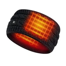 DUKUSEEK Heated Hat, Electric Winter Heated Beanie Hat w Rechargeable Battery