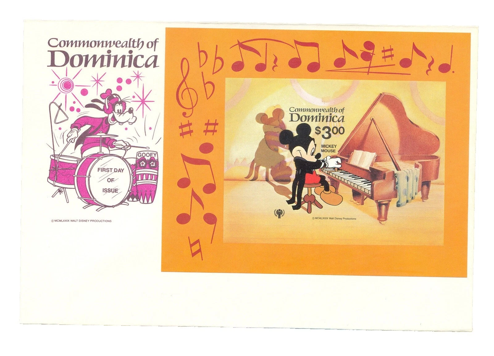 Estampillas Dominicana First Day Cover de Disney (1967-presente)