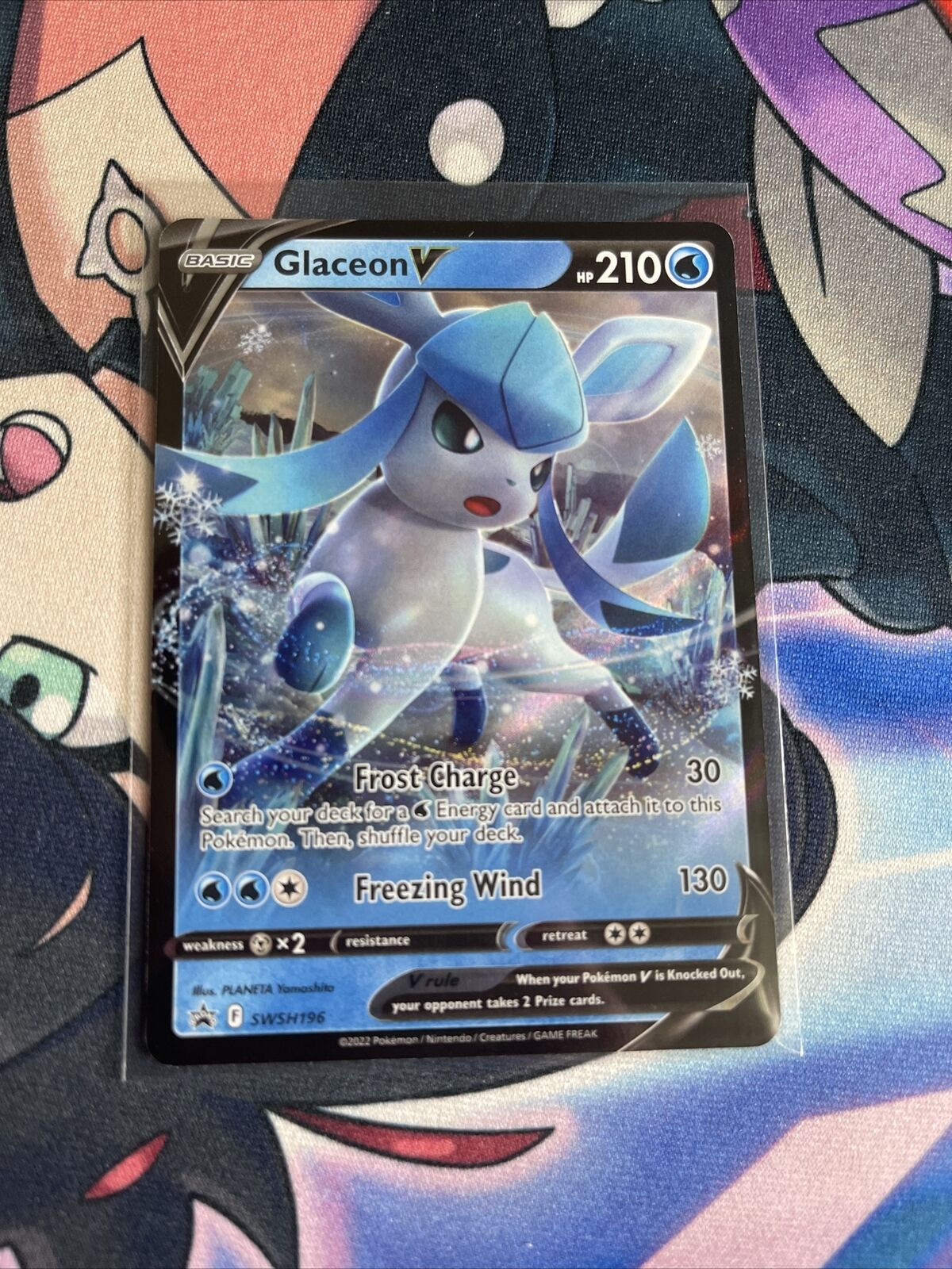 Carta Promo Glaceon V - Pokemon TCG