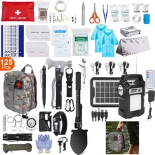 Outdoor Emergency Power Station Survival Kit Tactical SOS Gear Solar Generator