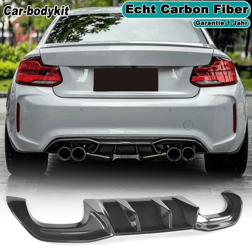 Für BMW 2ER F87 M2 Coupe Carbon Heckdiffusor Diffusor Heckansatz Schürze Spoiler - Bild 1 von 12