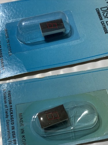 Archer 2 (two) 7 Segment Red Display 0.3" # 276-0075 - New NOS 276-075 - Picture 2 of 5