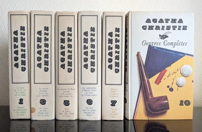 Lot 6 livres AGATHA CHRISTIE Oeuvres compètes - Tome 1, 3, 5, 6, 7, 10 Rombaldi - Photo 1/4