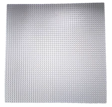 LEGO Classic 48x48 Baseplate - Light Grey, Vintage, 48 Studs by 48 Studs