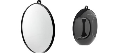 Efalock Hand Mirror Emotion 27 cm Diameter 515 g with Hanging Loop Hair Salon