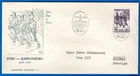 STAMPS FINLAND-400 Years of Pori,  FDC ,1958-#