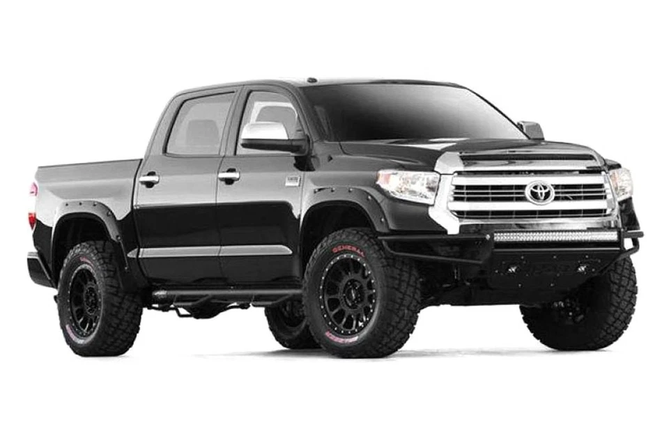 For Toyota Tundra 14-17 Bumper RSP Full Width Textured Black Front Pre-Runner - Imagem 2 de 4