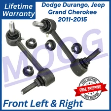 MOOG OEM Front Sway Bar Links For 2011-2015 Dodge Durango, Jeep Grand Cherokee