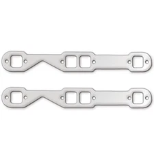 Remflex Header Gasket 2005; Graphite, Square Port 1.594 x 1.531 in. for SBC