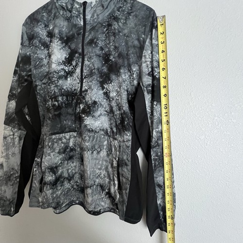 Lululemon Mens Lost In The Hustle Anorak Size M Grey Black - Picture 5 of 6