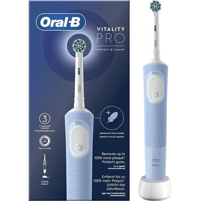 Oral-B Spazzolino Elettrico Ricaricabile Vitality Pro, 1 Testina. 1 Spazzolino