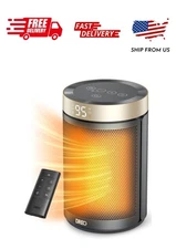 Dreo Space Heaters for Inside, Portable Electric Heater for Home with Thermostat