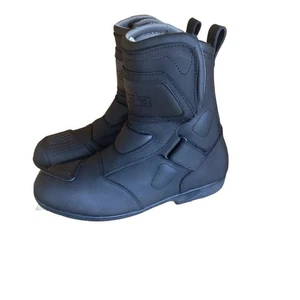 Spada Braker Men's Waterproof Motorcycle Motorbike Boots Black 41 Uk 7