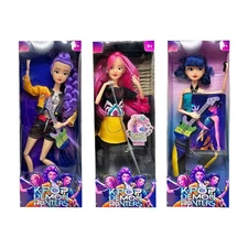 3PC Cosplay Kpop Demon Hunters Dolls Moveable Joint Collectible Figure ToyKC