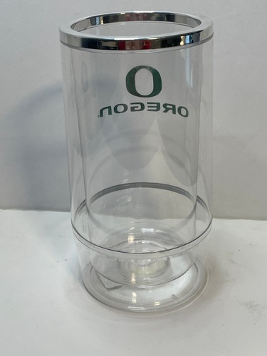 NCAA Oregon Ducks Ice-less bottle chilled wine cooler 9” tall College Artisan - Picture 5 of 10
