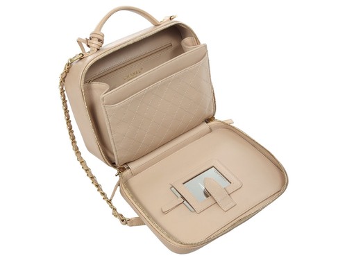 Chanel CC Filigree Matelasse Vanity Shoulder Bag Beige - Picture 5 of 5