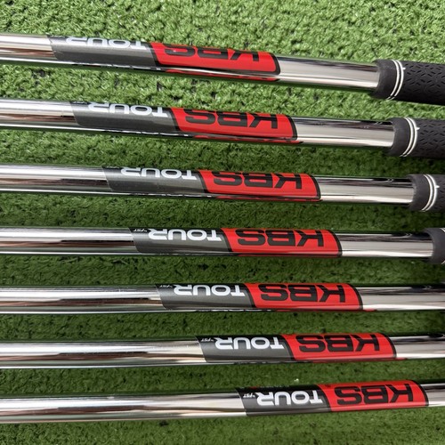 Ben Hogan Edge Forged 2018 4-PW KBS Tour C-Taper 95 Stiff Flex Left Handed - Picture 7 of 10