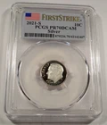 2021-S 10c SILVER PCGS PR70DCAM ROOSEVELT DIME FIRST STRIKE PROOF DEEP CAMEO