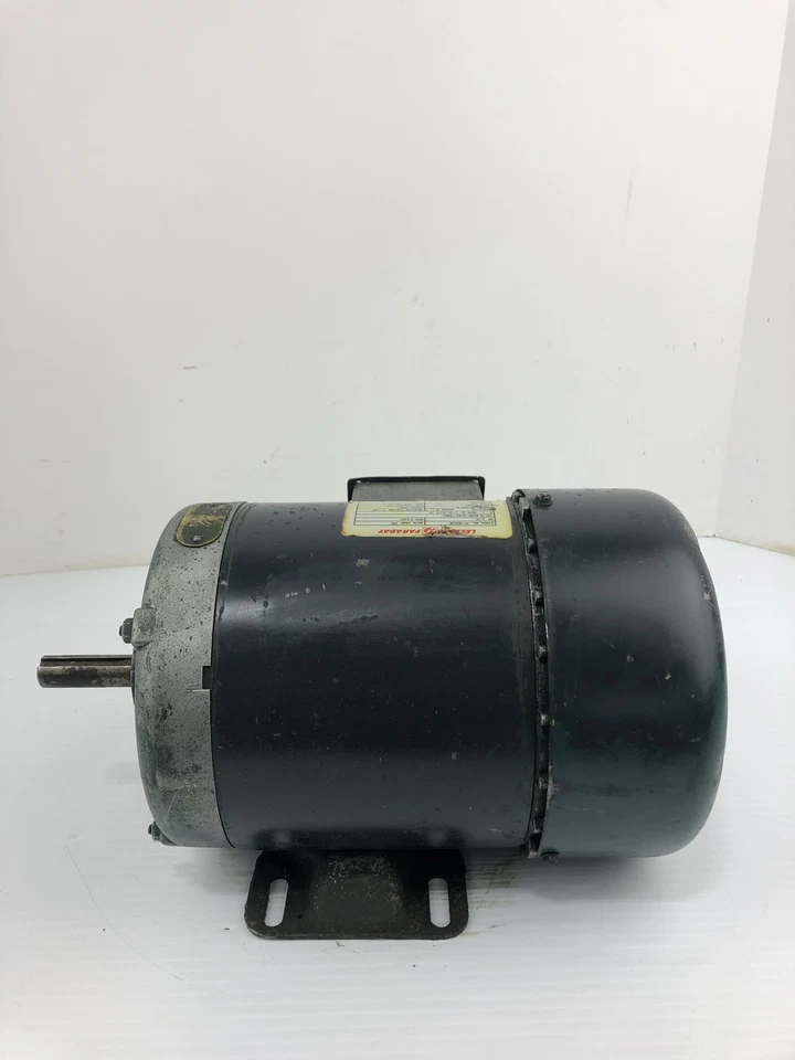 Leland Faraday M-620E Motor 1/2HP 1140 RPM 3PH J56 Frame SC Type - Image 4 of 4