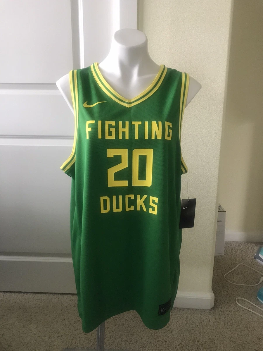 Brand New NWT Oregon Ducks Nike Sabrina Ionescu Jersey Green 20 Large