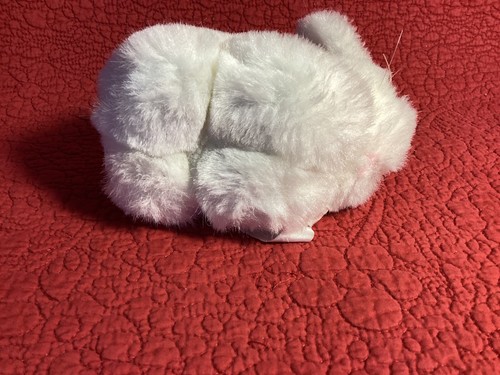 vintage Jerry Elsner 6" white Bunny Rabbit plush stuffed - Picture 6 of 6