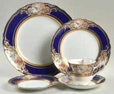 NORITAKE FOXBORO #4302 Diamond Collection 5-Piece Place Setting EUC MINT! WOW!!!