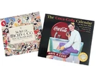Coca Cola Calendar Vintage 2000 Y2K + Disney 1998 Best Of Mickey Mouse 1930-1950