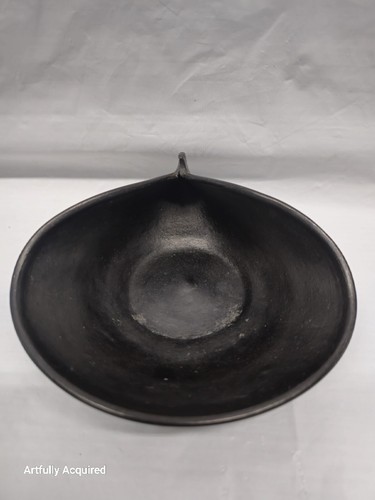 native american black pottery bird effigy bowl - Picture 19 of 24