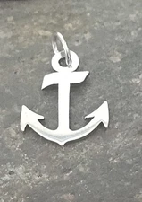 Retired James Avery Anchor Pendant Sterling Silver Unisex