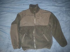 US Military Polartec Classic 300, Level 3 Black Fleece Jacket, Size Large Reg