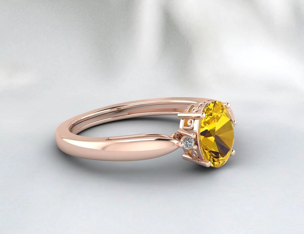 November birthstone store wedding rings