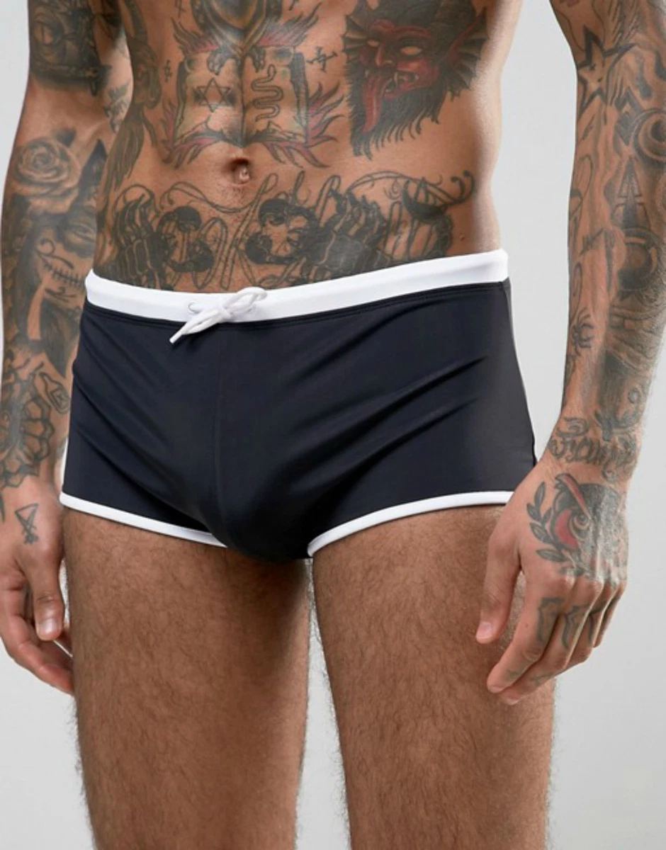 Mens swim top shorts ebay