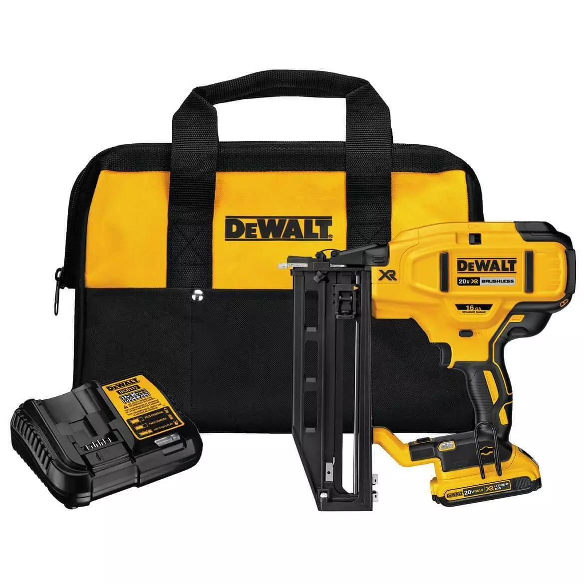 Dewalt 16 gauge finish on sale nailer