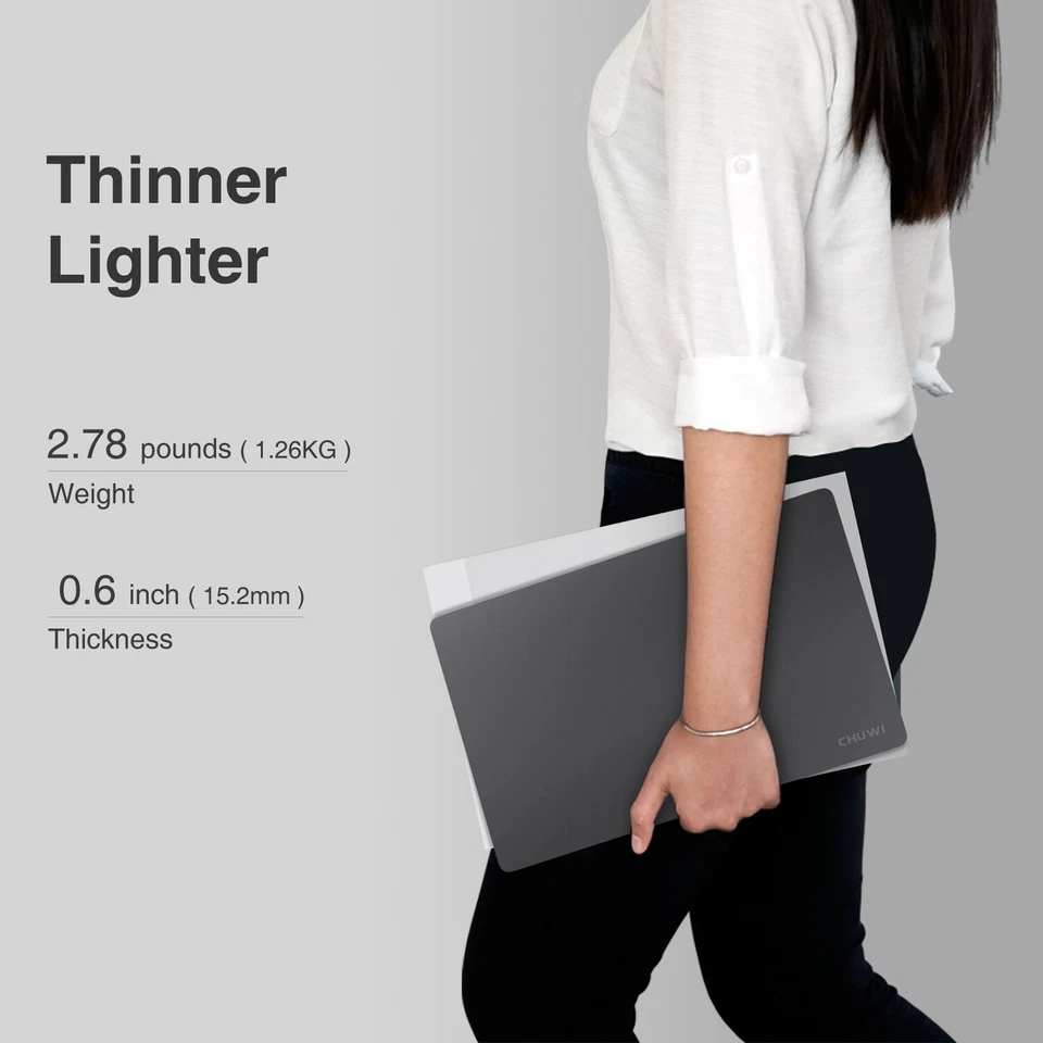 CHUWI 13.3in Aerobook Intel Core Laptop Computer 8G 256G Win11 Backlit keyboard - Image 3 of 4