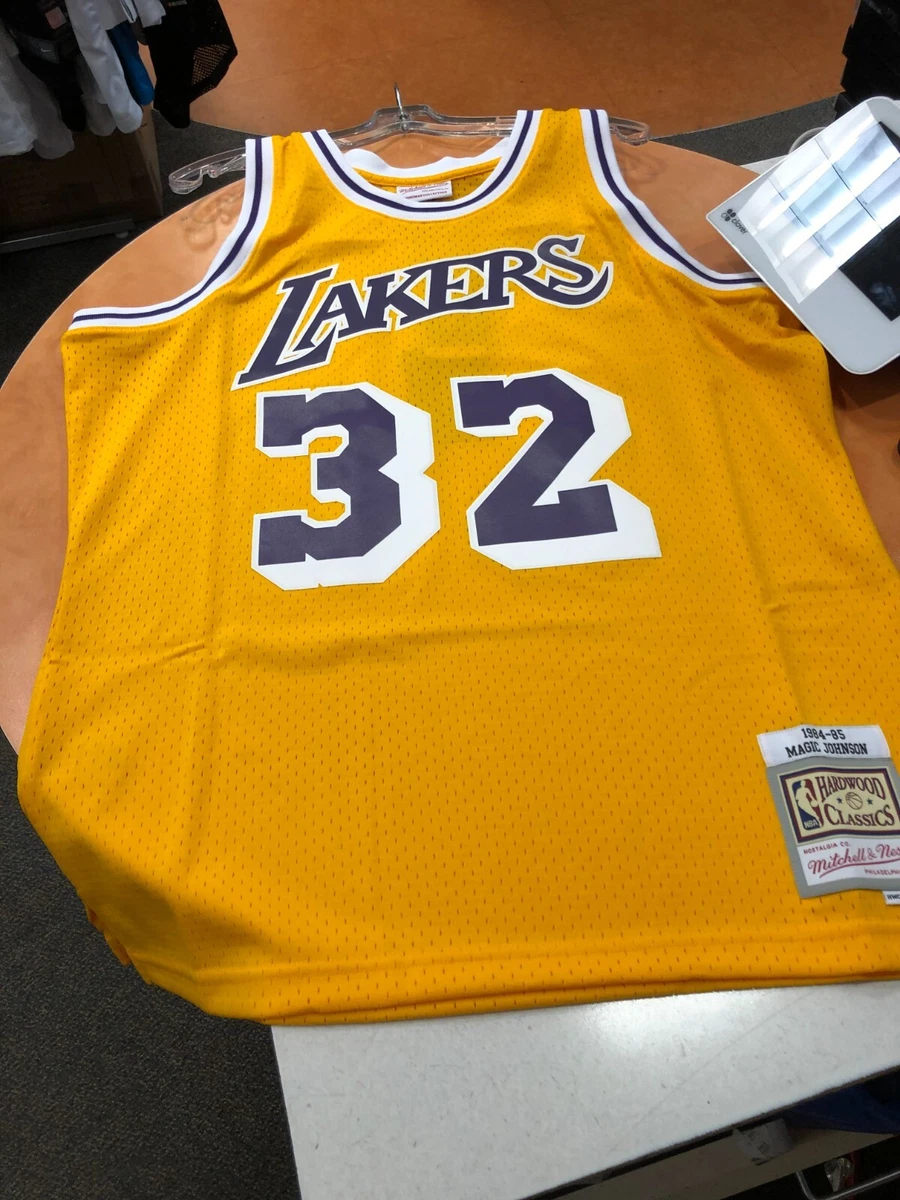 Men's Los Angeles Lakers Magic Johnson Mitchell & Ness Gold